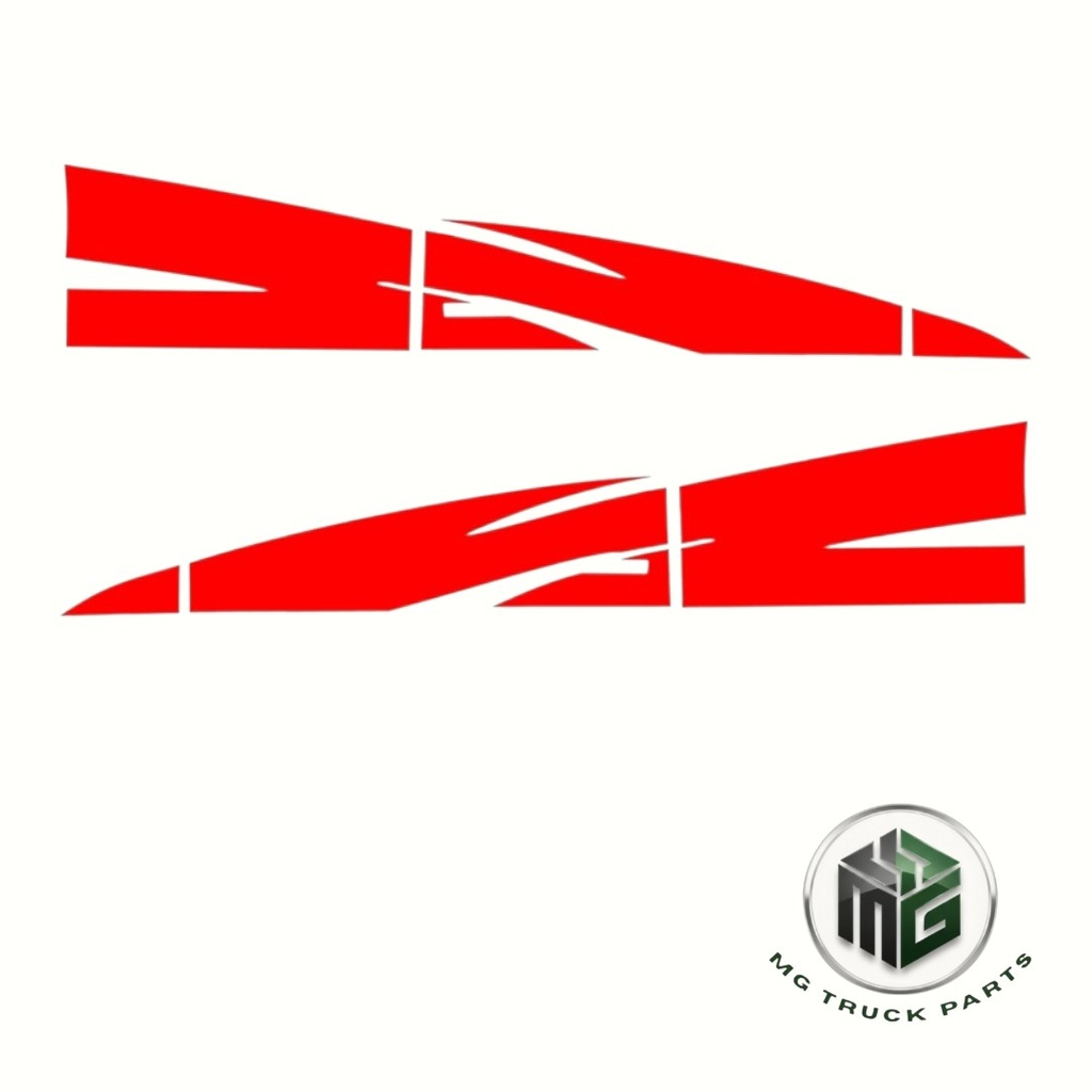 [A.MB50.0227.Y] MERCEDES KABİN ŞERİDİ KOMPLE 2631 KIRMIZI